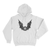Castiel Wings Castiel Wings Unisex Hoodie White