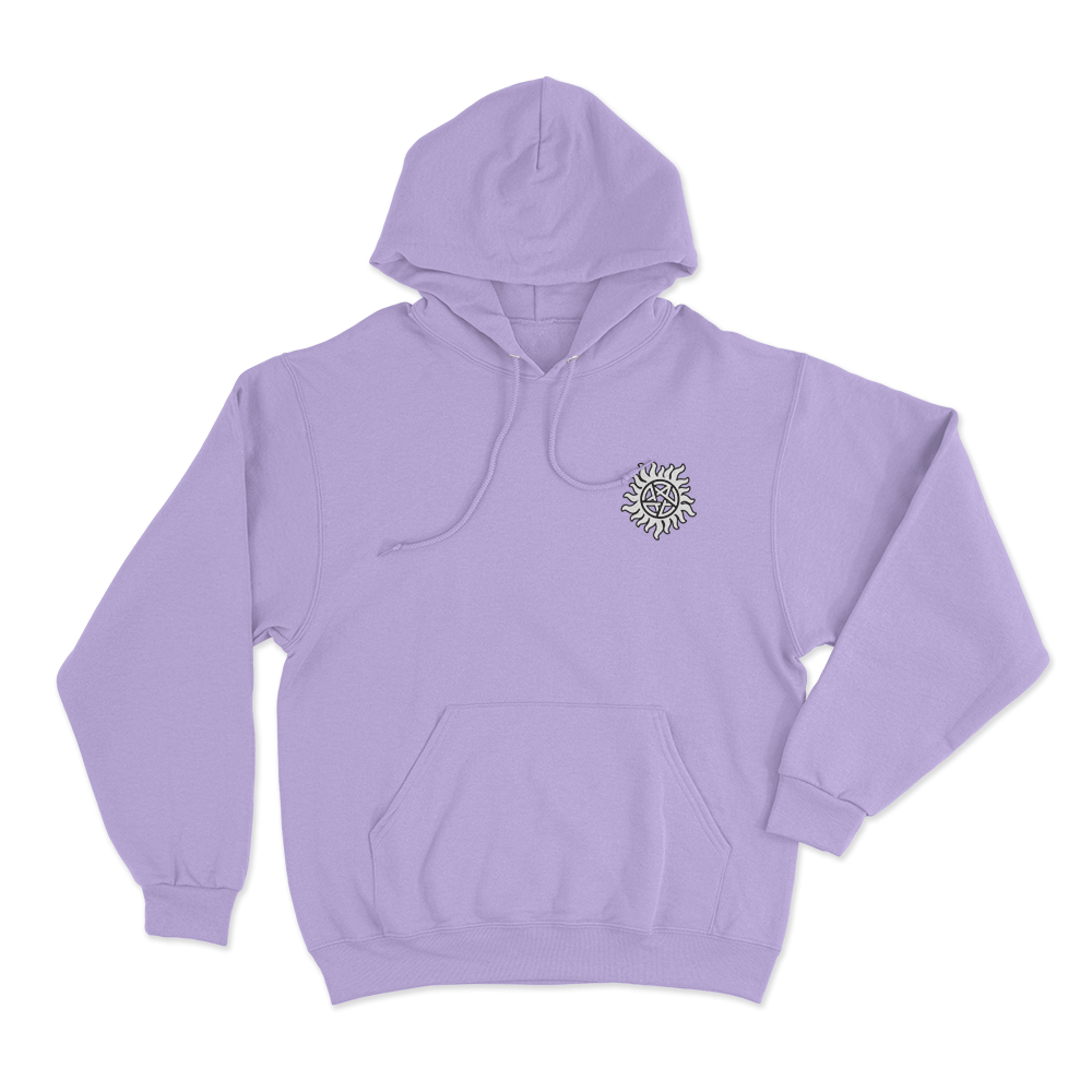 Supernatural Anti Possession Symbol Unisex Hoodie Purple Supernatural Anti Possession Symbol Unisex Hoodie Purple