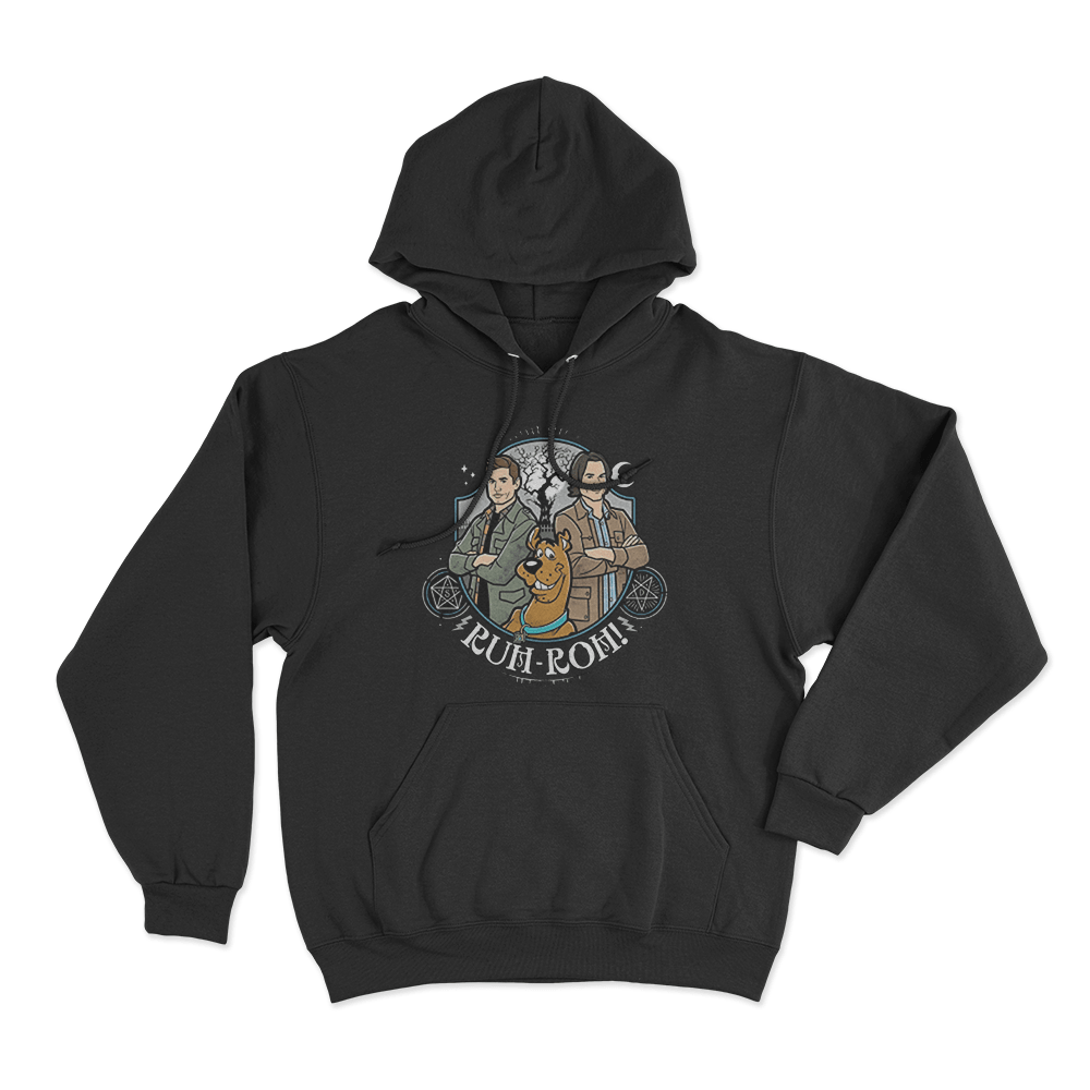 Supernatural Ruh-Roh Unisex Hoodie Black Supernatural Ruh Roh Unisex Hoodie Black
