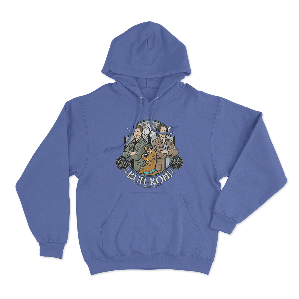 Supernatural Ruh-Roh Unisex Hoodie Blue Supernatural Ruh Roh Unisex Hoodie Blue