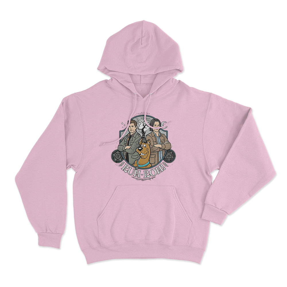Supernatural Ruh-Roh Unisex Hoodie Pink Supernatural Ruh Roh Unisex Hoodie Pink