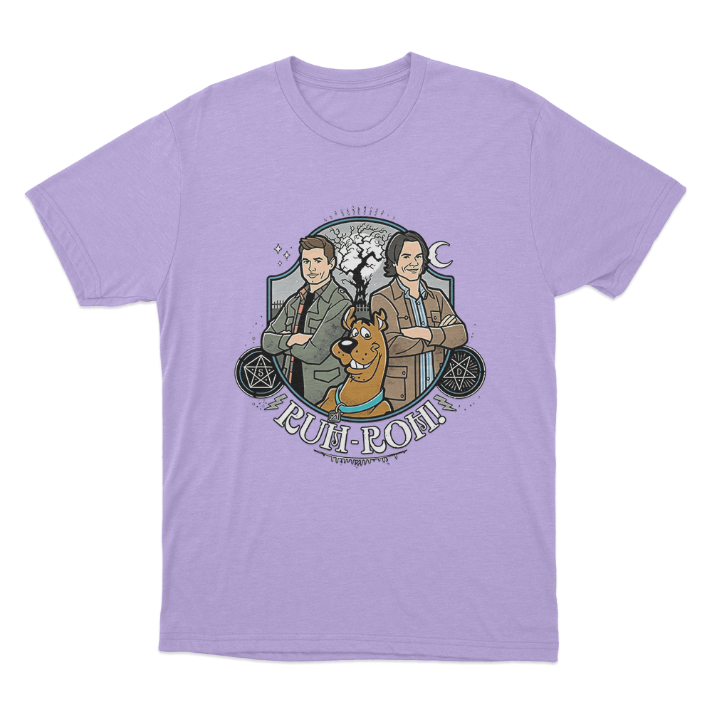 Supernatural Ruh-Roh Unisex T Shirt Purple Supernatural Ruh Roh Unisex T Shirt Purple