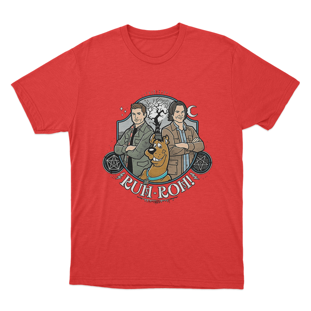 Supernatural Ruh-Roh Unisex T Shirt Red Supernatural Ruh Roh Unisex T Shirt Red