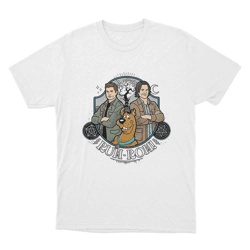 Supernatural Ruh-Roh Unisex T Shirt White Supernatural Ruh Roh Unisex T Shirt White