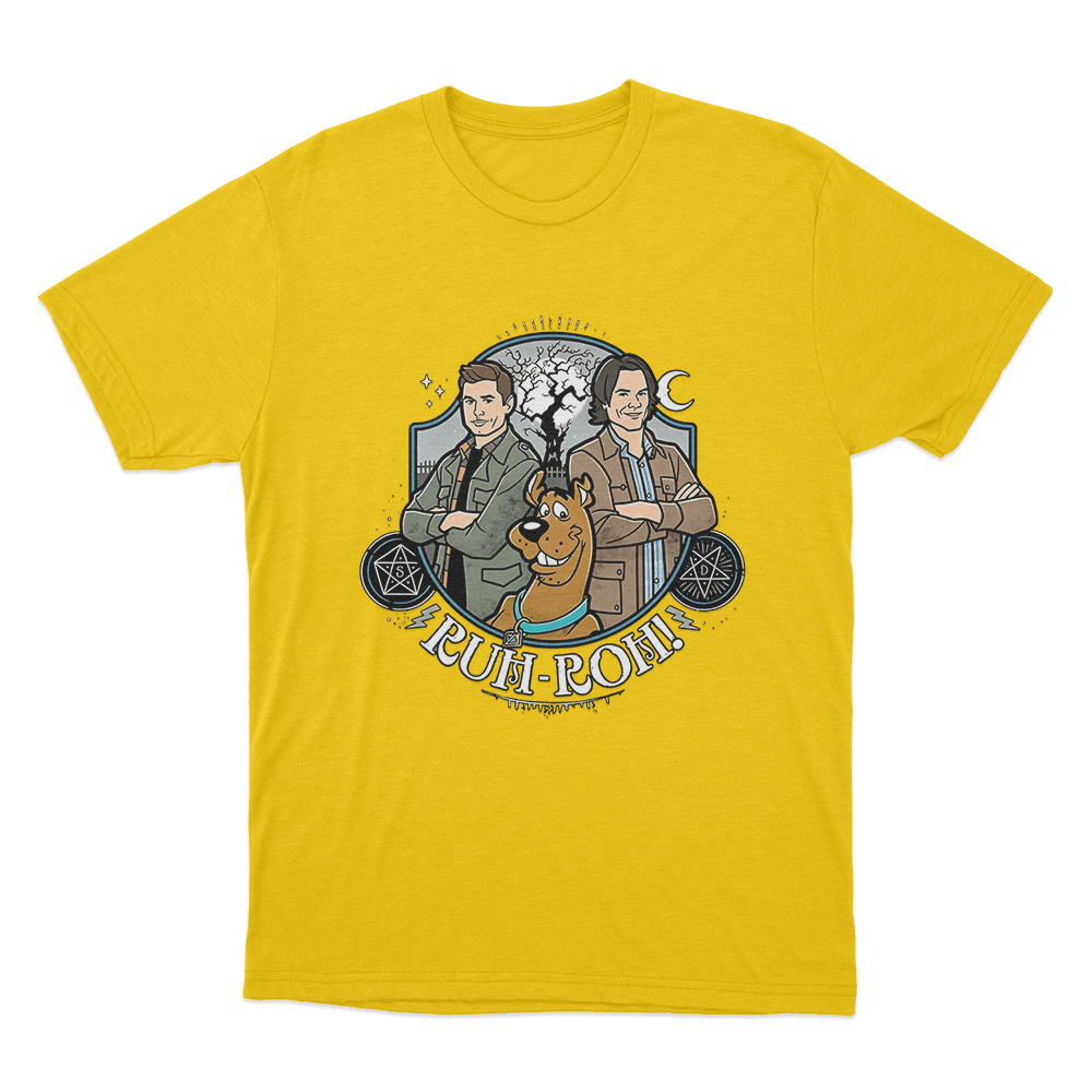 Supernatural Ruh-Roh Unisex T Shirt Yellow Supernatural Ruh Roh Unisex T Shirt Yellow